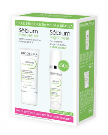 Bioderma Sebium Pore Refiner 40 ml + Night Peel 50% 40 ml