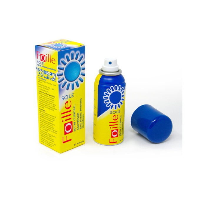 Foille sole spray cutaneo scottature 70 g