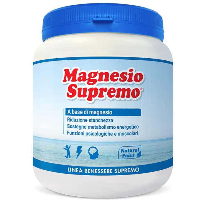 Magnesio Supremo Natural Point Contro Stanchezza e Stress 300 g Magnesio Supremo Natural Point Contro Stanchezza e Stress 300 g