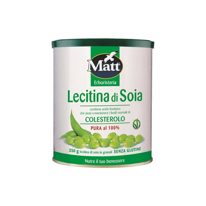 Matt erboristeria lecitina di soia granuli 250 g Matt erboristeria lecitina di soia granuli 250 g
