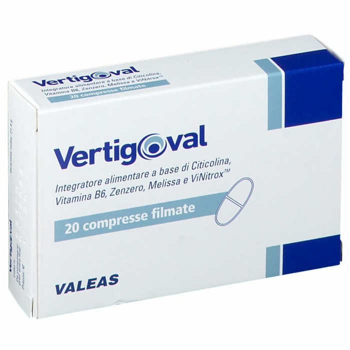 Vertigoval Integratore per Disturbi dell’Equilibrio 20 compresse Vertigoval Integratore per Disturbi dell’Equilibrio 20 compresse