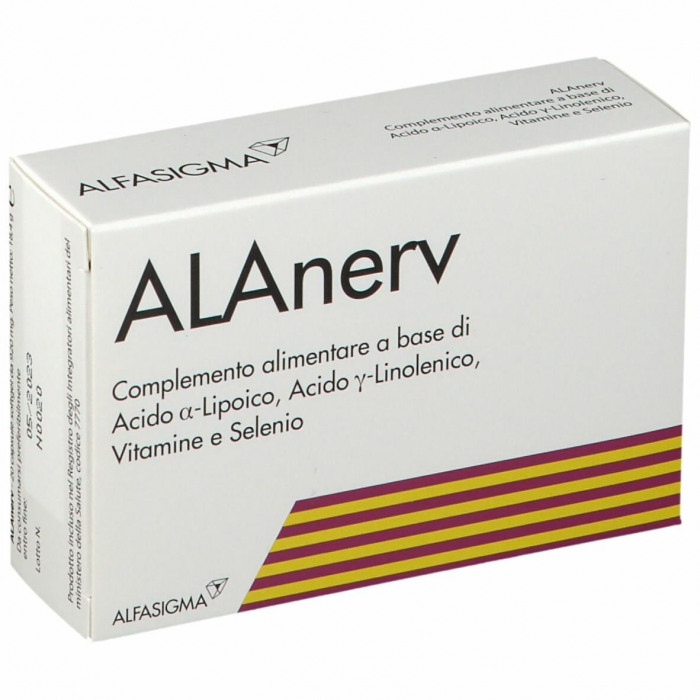 ALAnerv 920 mg 20 capsule Integratore Antiossidante