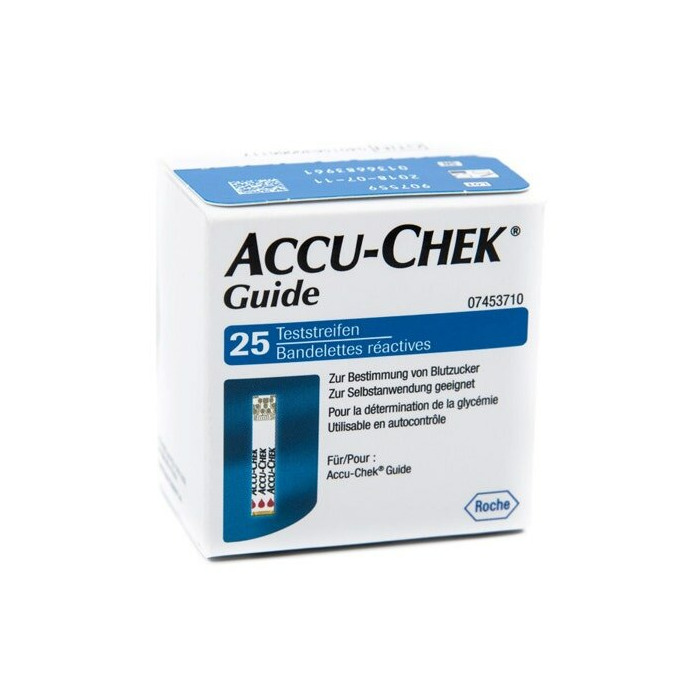 Accu-chek Guide strisce reattive glicemia 25 pezzi