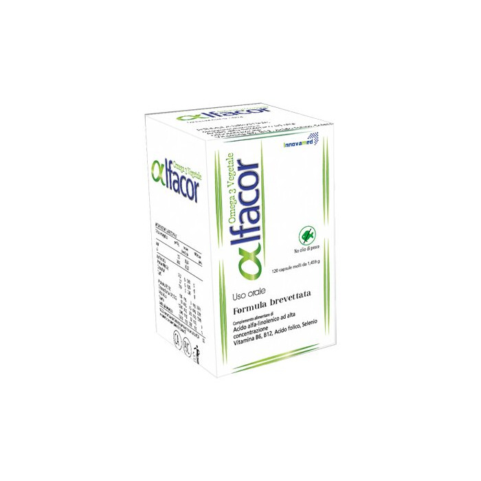 Alfacor omega3 vegetale 120 capsule