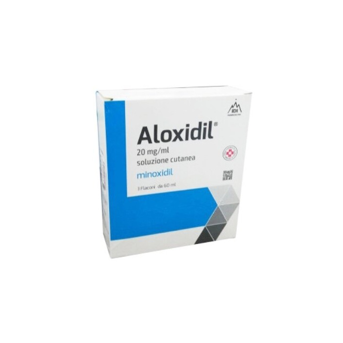 Aloxidil Soluzione 2% Minoxidil Anticaduta Capelli 3 flaconi 60 ml