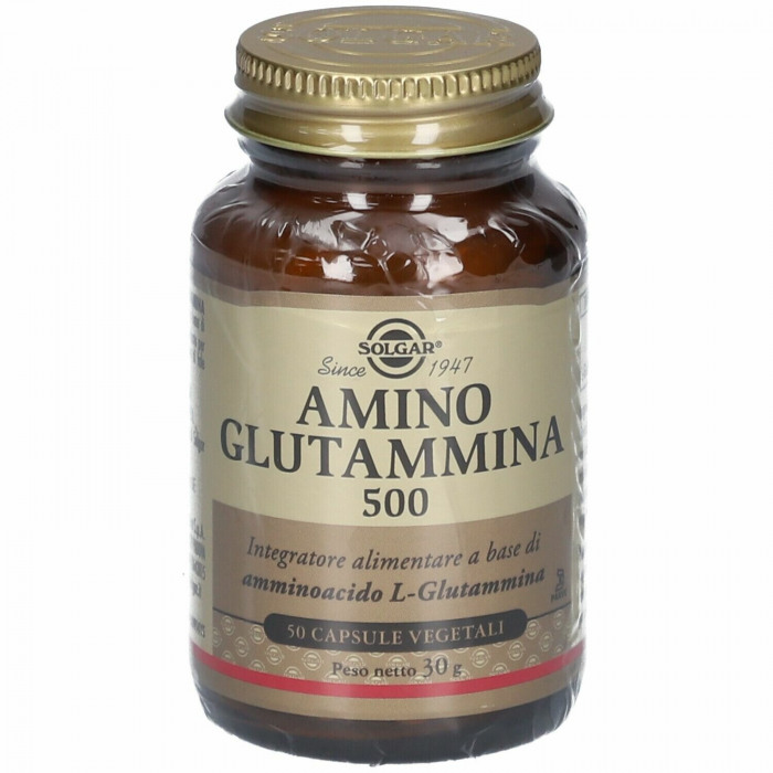 Amino glutammina 500 50 capsule vegetali
