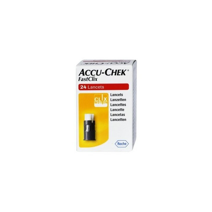Accu-chek fastclix 24 lancette per test glicemia