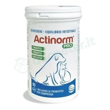 Actinorm Pro Benessere Intestinale Cani e Gatti 60 compresse