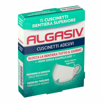 Algasiv Adesivo per Protesi Dentale Superiore 15pz
