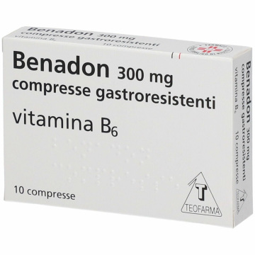 Benadon 300 mg Vitamina B6 10 compresse gastroresistenti