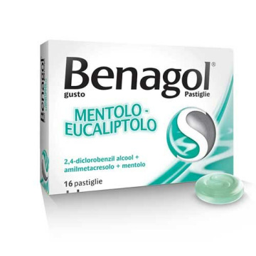Benagol Mentolo e Eucalipto 16 pastiglie Gola