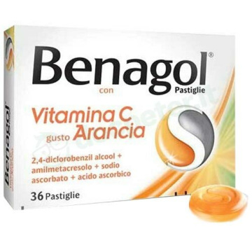Benagol Vitamina C Arancia 36 pastiglie