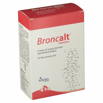Broncalt strip pediatrico soluzione irrigazione nasale 20 flaconcini da 2 ml