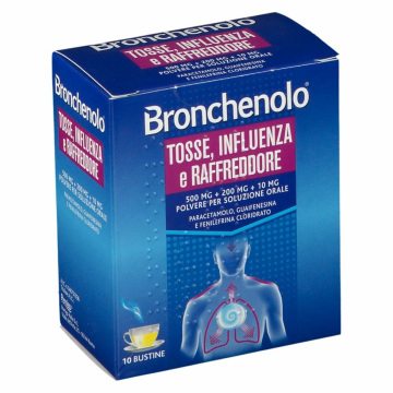 Bronchenolo tosse influenza raffreddore 10 buste