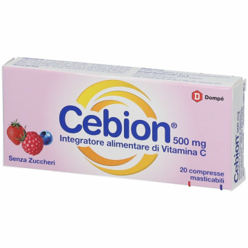 Cebion Vitamina C 500 mg 20 compresse masticabili