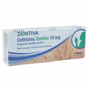 Cetirizina (zentiva) 7 compresse rivestite 10 mg