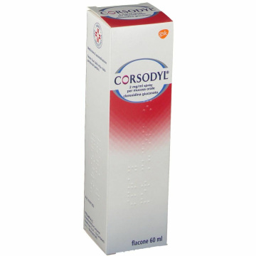 Corsodyl 200 mg/100 ml Spray Orale 60 ml