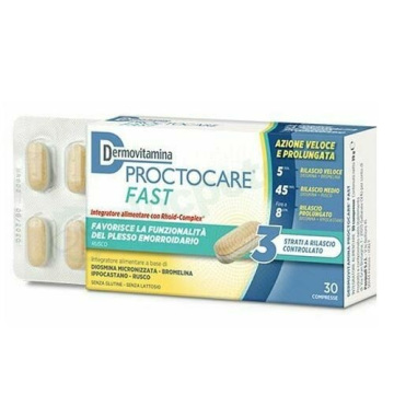 Dermovitamina proctocare fast emorroidi 30 compresse