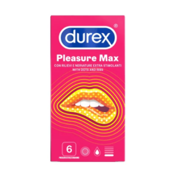 Durex Pleasure Max preservativi 6 pezzi