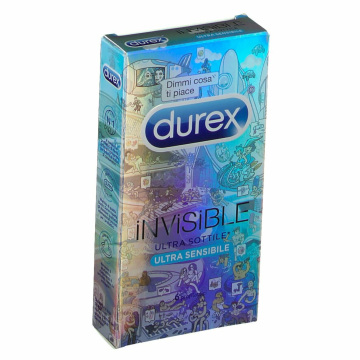 Durex Invisible preservativi ultra sottili 6 pezzi