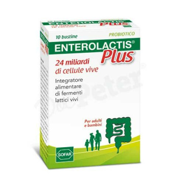 Enterolactis Plus Integratore per flora batterica 10 bustine