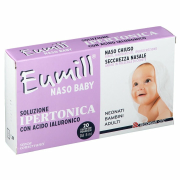 Eumill naso baby soluzione ipertonica 20 flaconcini monodose5 ml