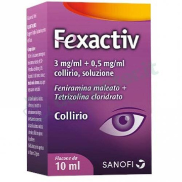 Fexactiv collirio antistaminico flacone 10 ml