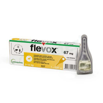 Flevox spot-on 1 pipetta 0,67 ml cani da 2 a 10kg
