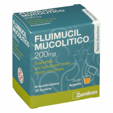 Fluimucil Mucolitico 200 mg 30 bustine senza zucchero