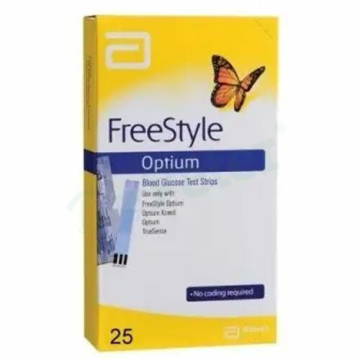 Freestyle Optium Strisce Reattive Glicemia 25 pezzi