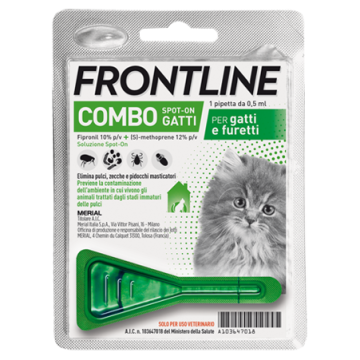 Frontline combo spot-on 1 pipetta 0,5 ml gatti e furetti