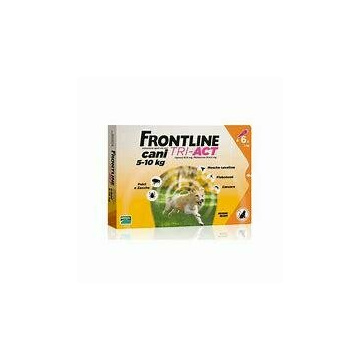 Frontline tri-act spot-on 6 pipette 1 ml cani da 5 a 10 kg