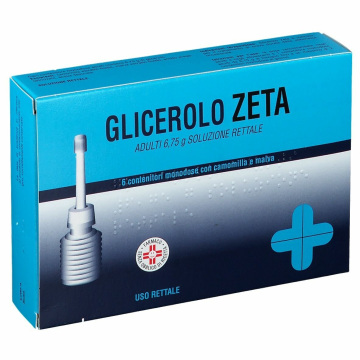 Glicerolo Zeta Adulti Soluzione Rettale 6,75 g 6 clismi