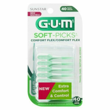 Gum soft pick comfort flex scovolino interdentale 40 pezzi