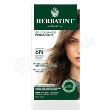 Herbatint Gel Colorante Permanente 6N Biondo Scuro 150 ml