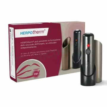 Herpotherm dispositivo elettronico per il trattamento dell'herpes labiale