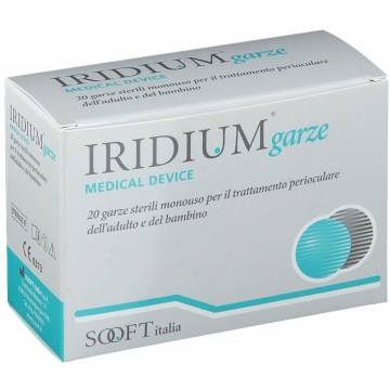 Iridium Garze oculari sterili monouso 20 pezzi