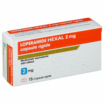 Loperamide 2 mg hexal diarrea 15 capsule