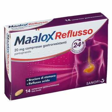 Maalox Reflusso 20 mg Pantoprazolo 14 compresse