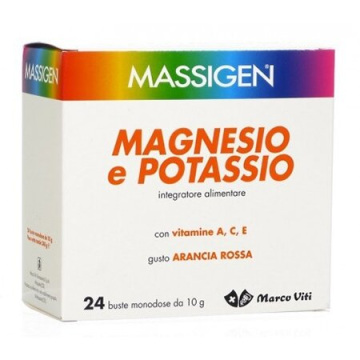 Mass magnesio potassio 24 bustine 6 g