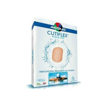 Medicazione autoadesiva trasparente impermeabile master-aidcutiflex 10,5x15 5 pezzi