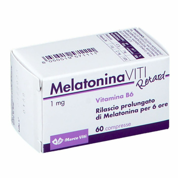 Melatonina Viti Retard 1 mg Integratore Melatonina 60 compresse