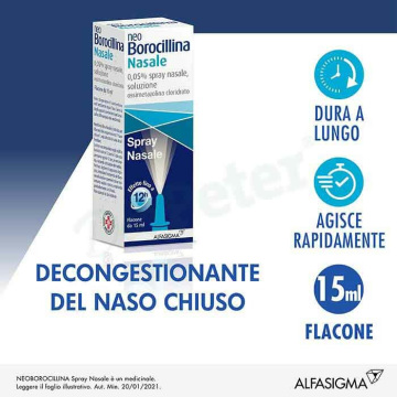 NeoBorocillina Nasale Spray Decongestionante 15 ml