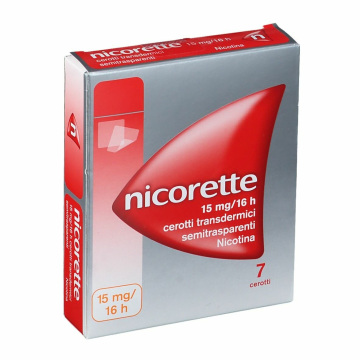 Nicorette 15 mg/16 ore nicotina 7 cerotti transdermici