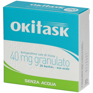 Okitask 40 mg Granulato Antinfiammatorio e Antidolorifico 20 bustine