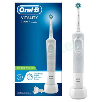 Oral-b power vitality d100 crossact bianco
