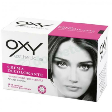 Oxy crema decolorante rapid 8 bustine monodose da 9,38 ml l'una