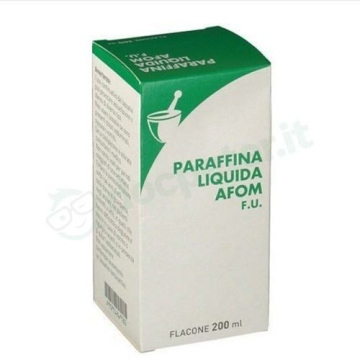 Paraffina Liquida Afom F.U. Olio di Vaselina Lassativo 200 ml