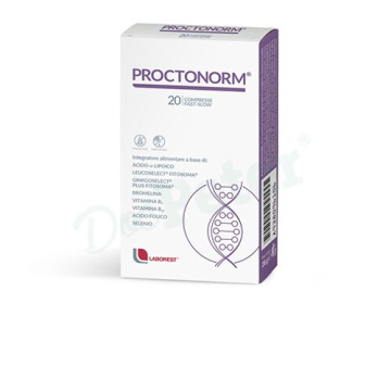 Proctonorm integratore antiossidante 20 compresse