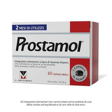 Prostamol, Integratore Prostata e Vie Urinarie 60 capsule molli